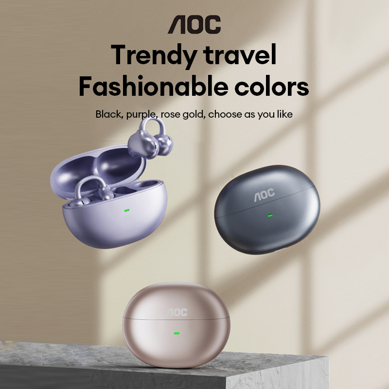 Headset Gaming Console - AOC ACD2544 Kabellose Bluetooth-Ohrbügel-Kopfhörer Open-Ear-Kopfhörer Surround-Stereo-Sound