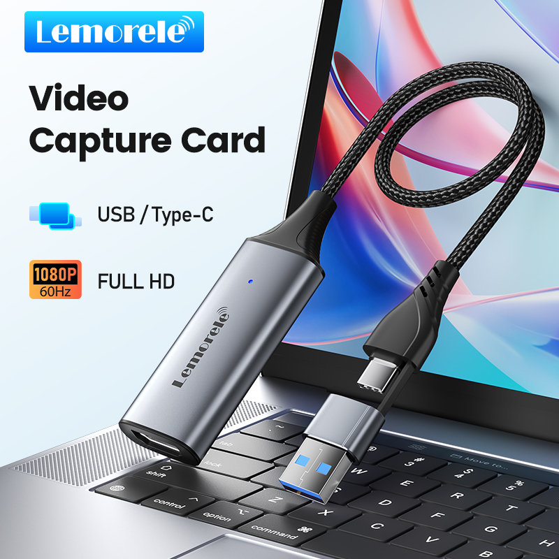 Gaming Console With Phone - Lemorele USB 2.0 Video Capture Card