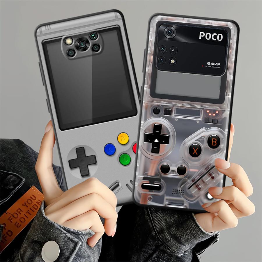 Gaming Console X7 - Lila Gaming-Konsolen-Hülle für Xiaomi Poco F8