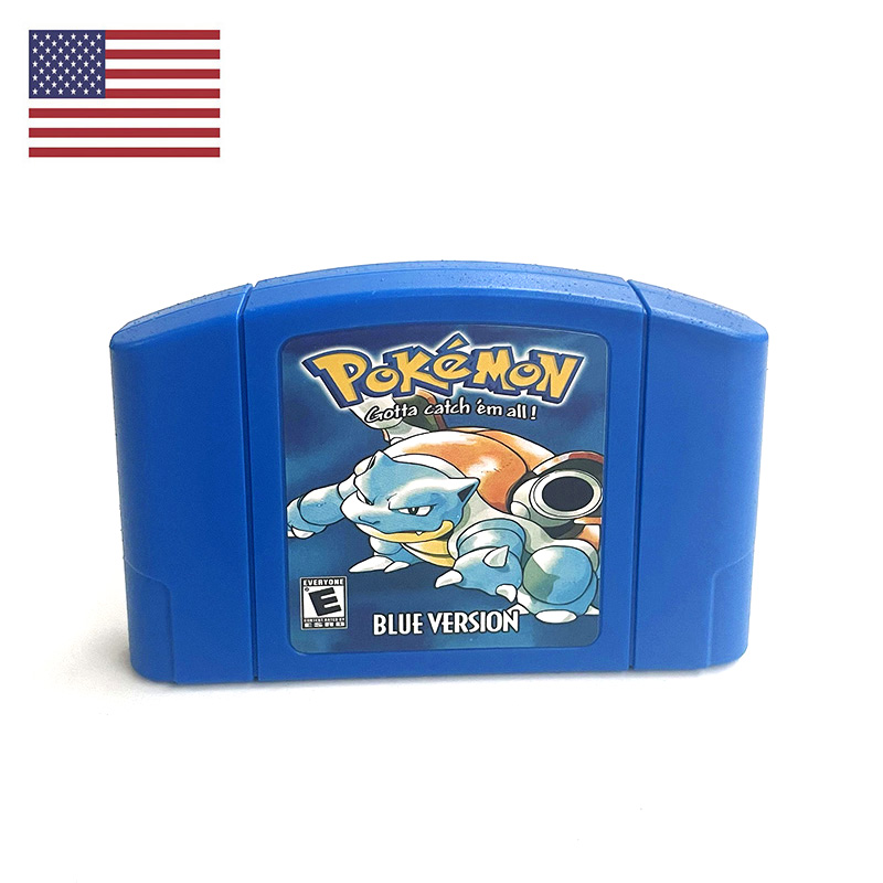 Gaming Console Video - USA NTSC-Version Englische Pokemon Blue N64