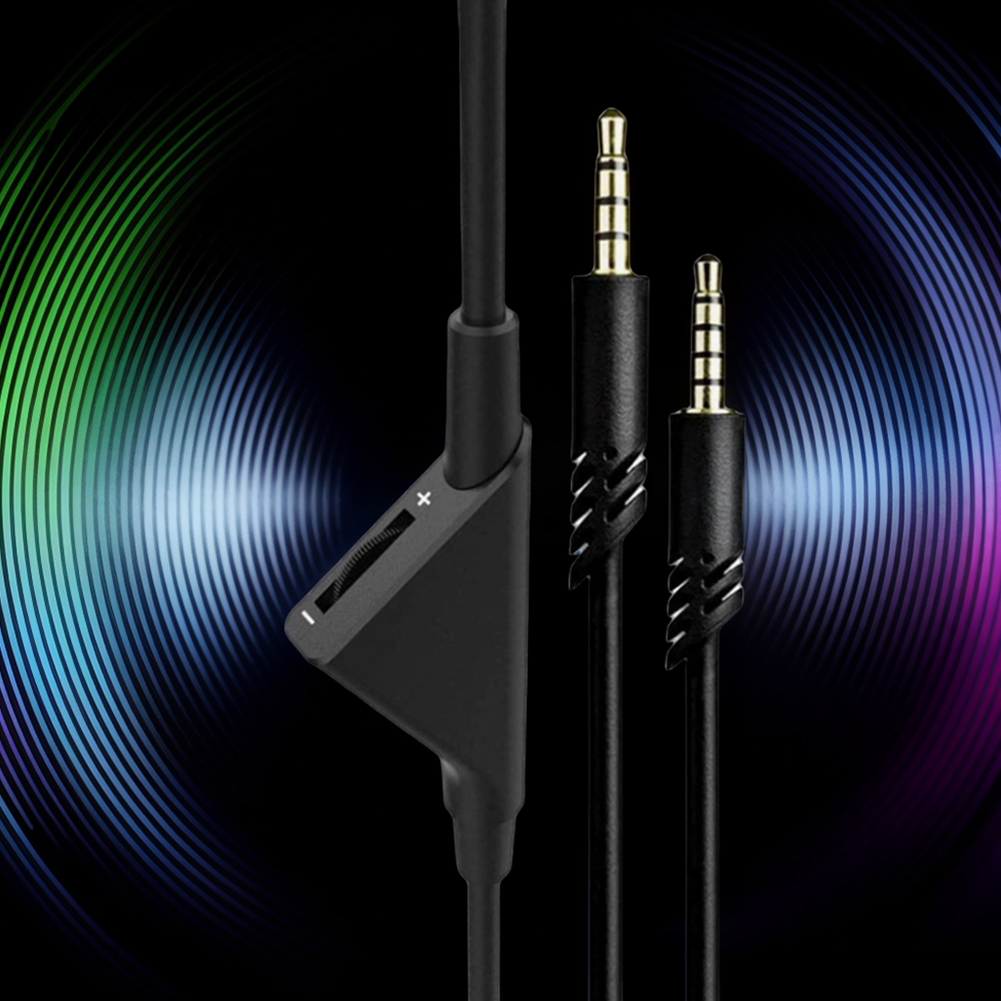 Headset Gaming Console - 2,0M/6,5 Fuß Aux-Kabel mit Lautstärkeregelung Audiokabel