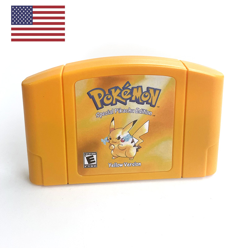 Gaming Console Video - USA NTSC-Version Englische Pokemon Gelb N64