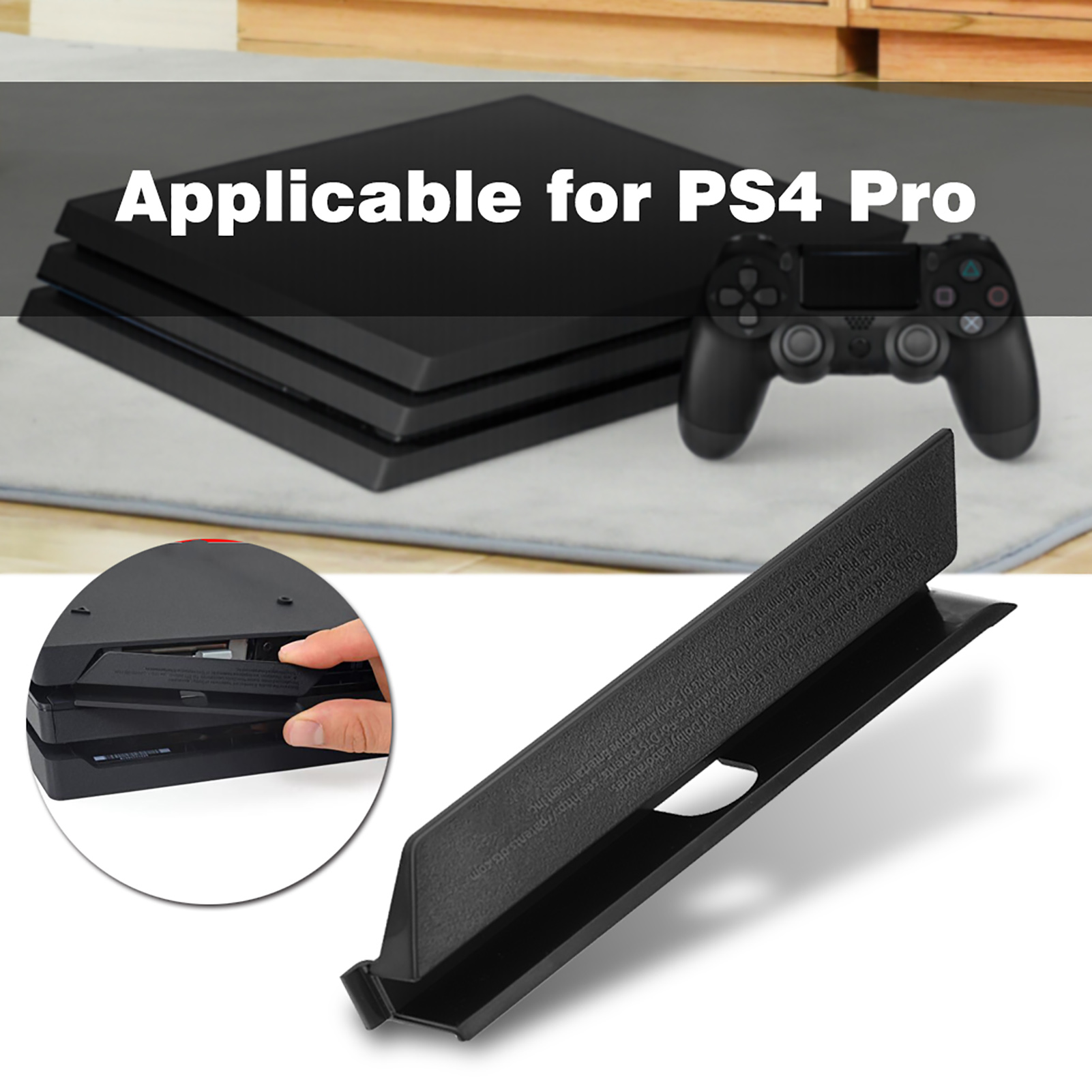 Gaming Console With Phone - Schwarze Kunststoff-HDD-Festplatten-Steckplatzabdeckung, Türklappe für Sony PS4