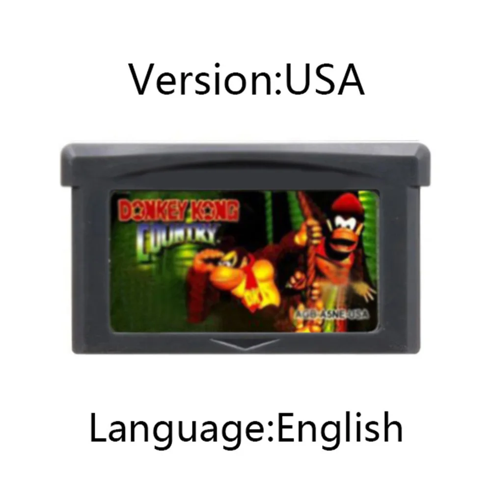 Donkey Kong GBA-Spiel 32-Bit-K – Gaming Console Video Bewertung und Preis
